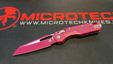 Microtech Standard Issue MSI Ram-Lock Manual Knife Reverse Tanto Cerakote Sangria Blade/Sangria Polymer Tri-Grip Handle SKU  210T-1PMCSR