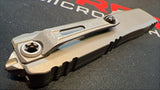 Microtech Ultratech Gen III ZBP Auto OTF Knife Tanto Apocalyptic Bohler M390MK Steel Blade/Natural Clear Alum. Handle SKU 1123-10APNC