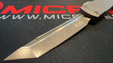 Microtech Ultratech Gen III ZBP Auto OTF Knife Tanto Apocalyptic Bohler M390MK Steel Blade/Natural Clear Alum. Handle SKU 1123-10APNC