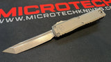Microtech Ultratech Gen III ZBP Auto OTF Knife Tanto Apocalyptic Bohler M390MK Steel Blade/Natural Clear Alum. Handle SKU 1123-10APNC