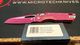 Microtech Standard Issue MSI Ram-Lock Manual Knife Reverse Tanto Cerakote Sangria Blade/Sangria Polymer Tri-Grip Handle SKU  210T-1PMCSR