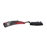 Dark Side Blades Straight Razor Black 3CrMoV Blade/Aluminum Handle with Red Vampire Design SKU DS-2005R