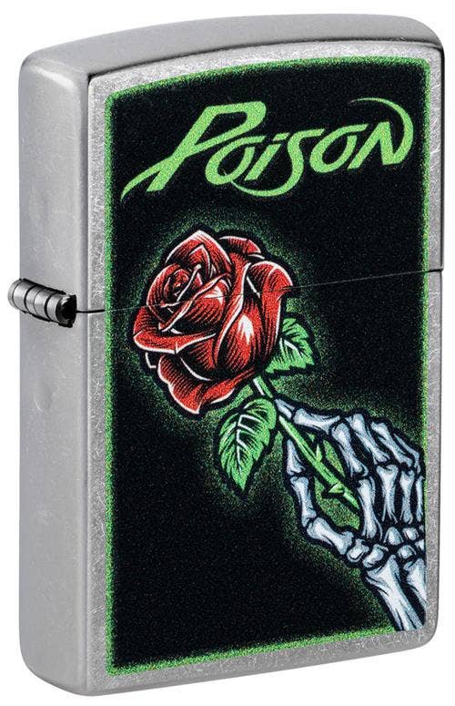 Poison Band Street Chrome Zippo Lighter