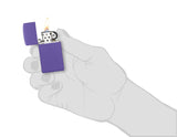 Zippo Slim® Purple Matte Windproof Lighter