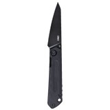 Columbia River Straight Frame Lock Knife Black Oxide Reverse Tanto D2 Tool Steel Blade/Black G10 & Stainless-Steel Handle SKU CRKT 2670