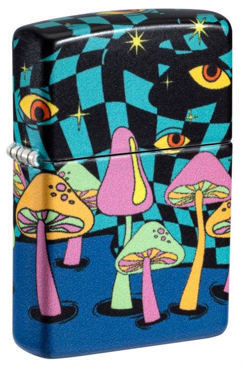 Mushroom Party Design Glow in the Dark Zippo Lighter