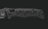 Benchmade Shane Sibert Mini Adamas Automatic Knife Gray CPM-CruWear Tool Steel Blade/Black G10 Handle SKU 2730GY-1