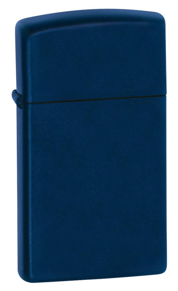 Zippo Slim Navy Blue Matte Lighter SKU 1639-071528