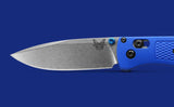 Benchmade Bugout Axis Lock Knife CPM S30V Stainless-Steel Blade/Blue Polymer Handle SKU 535