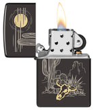 Zippo Western Design High Polish Black Windproof Lighter