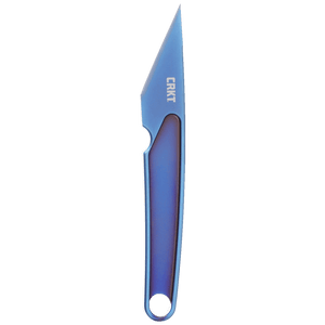 Columbia River HangTI Fixed Blade Neck Knife w/Sheath Blue Titanium Blade/Blue Titanium Handle SKU CKT 7065