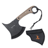 Elk Ridge Full Tang Axe Black Stonewash 3Cr13MoV Stainless-Steel Blade/Tan Nylon Handle 10.5" Overall SKU ER-2AXEBN