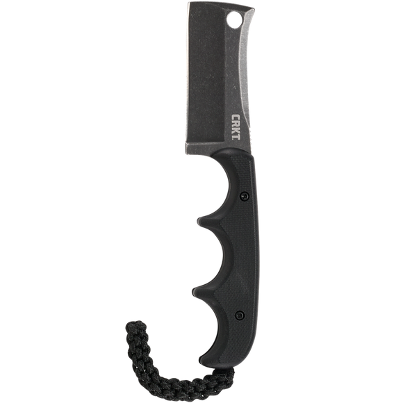 Columbia River Alan Folts Minimalist Cleaver Blackout Fixed Blade Knife SKU CRKT  2383K