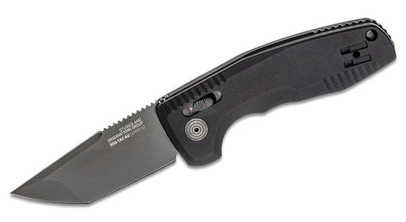 SOG SOG-TAC AU Tanto Automatic Knife Black Aluminum SKU 15-38-03-57