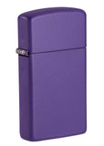 Zippo Slim® Purple Matte Windproof Lighter