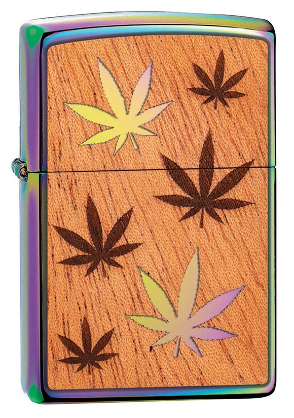 Zippo 151 Woodchuck Marijuana Leaves Lighter SKU 29903-000003