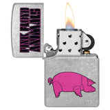 Zippo Pink Floyd Animals Street Chrome Windproof Lighter