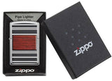 Zippo 250 Steel and Wood Lighter SKU 28676-000003
