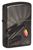 Zippo Z Crystal Armor® High Polish Black Windproof Lighter