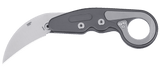 Columbia River Provoke Kinetic Karambit Knife Satin Finish D2 Tool Steel Blade/Gunmetal Aluminum Handle SKU CRKT 4040G