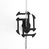 Replica Cosplay Bleach Ichigo Katana Black Scabbard Black Stainless-Steel Blade/Black & Red Handle SKU