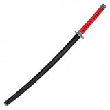 The Legend of Zelda Replica Sheikah Clan Sword Perforated Steel Blade/Black & Red Wrapped Handle SKU FS326