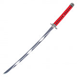 The Legend of Zelda Replica Sheikah Clan Sword Perforated Steel Blade/Black & Red Wrapped Handle SKU FS326
