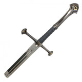 LOTR Replica Anduril Sword w/Leather Scabbard 420 J2 Stainless-Steel Blade/Solid Metal Cross Guard & Pommel SKU FS64