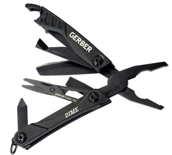 Gerber Dime Micro Multi-Tool, Mini, Black SKU 31-001134N