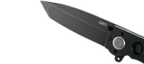Columbia River Kit Carson Assisted Deadbolt Lock Flipper Knife Black Stonewash D2 Tool Steel Blade/Black Alum. Handle SKU CRKT M16-04DB