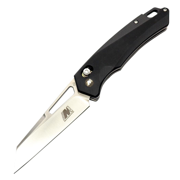 Hunt-Down Mack Schmidt Ball Bearing Folding Knife D2 Steel/Black G10 Handle SKU MS33