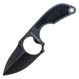 Wartech Fixed Blade Bottle Opener Knife 4.75" Overall w/Sheath SKU HWT275BK