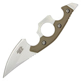Wartech Tactical Knuckle Knife w/Sheath Desert Tan SKU HWT299DE