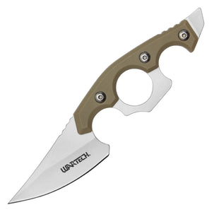 Wartech Tactical Knuckle Knife w/Sheath Desert Tan SKU HWT299DE