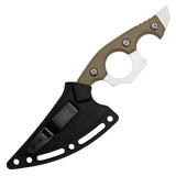 Wartech Tactical Knuckle Knife w/Sheath Desert Tan SKU HWT299DE