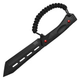 Wartech Tactical Tanto Knife W/Sheath 10.5" Overall SKU HWT310BK