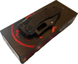 Microtech Stitch Automatic Knife w/Green Backspacer Black Bohler M390MK SS Blade/Black Alum. Handle SKU 169-1 BK-A3TI