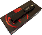 Microtech Dirac Delta Tactical OTF Knife Black Double Edge M390 SS Blade/Black 6061 T6 Alum. Handle SKU 227-1T