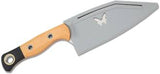Benchmade Station Knife Fixed Blade w/Sheath Stonewash CPM 154 Stainless-Steel Blade/Maple Richlite & Black G10 Handle SKU 4010-02