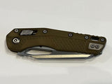 Microtech 30th Anniversary MSI Knife Reverse Tanto Stonewash SS Blade/Dark Earth Polymer Handle w/Grip Tape SKU 210T-10PMDE30