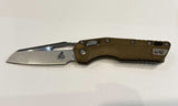 Microtech 30th Anniversary MSI Knife Reverse Tanto Stonewash SS Blade/Dark Earth Polymer Handle w/Grip Tape SKU 210T-10PMDE30