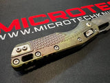 Microtech MSI Signature Series RAM-LOK Knife Bohler M390MK Stainless Steel Apocalyptic Blade/Outbreak Injection Molded Polymer Handle SKU 210T-1PMOBS