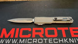 Microtech Ultratech Gen III ZBP OTF D/E Apocalyptic Standard M390MK Steel Blade/Natural Clear Alum. Handle SKU 1122-10APNC