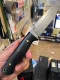Boker DBK Bushfriend 2000 Fixed Blade Knife w/Leathe Sheath 80CrV2 Steel Blade/Black Richlite Handle SKU 121510