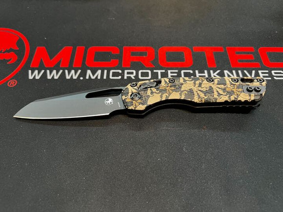 Microtech MSI Ram-Lok Knife M390MK Steel Blade/Claw Burst Camo Polymer Handle SKU 210T-1PMCWC-Z4