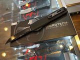 Microtech Ultratech ZBP Gen III OTF Knife Black S/E M390MK Stainless Steel Blade/Black Aluminum Handle SKU 1121-1DLCTSH