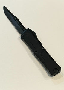 Microtech Signature Series Combat Troodon OTF Auto Gen III Interceptor Shadow DLC Black M390MK SS Blade/Black Alum. Handle SKU 1217-1DLCTSH