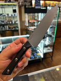 Microtech Kitchen Utility Knife w/Blade Guard 6" Bohler M390MK Stainless-Steel Blade/Black G10 Handle SKU 3400-10BK