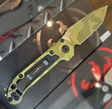 Microtech L.U.D.T. Gen III Tanto Bazooka Camo M390 Steel Blade/Aluminum Bazooka Camo Handle SKU 1136-1BOCS-Z4
