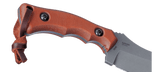 Columbia River Bugsy Fixed Blade Knife w/Leather Sheath SKU CRKT 3600